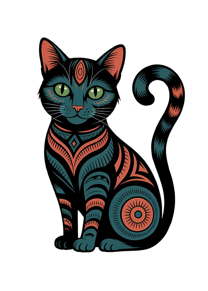 cute cat illustration cat