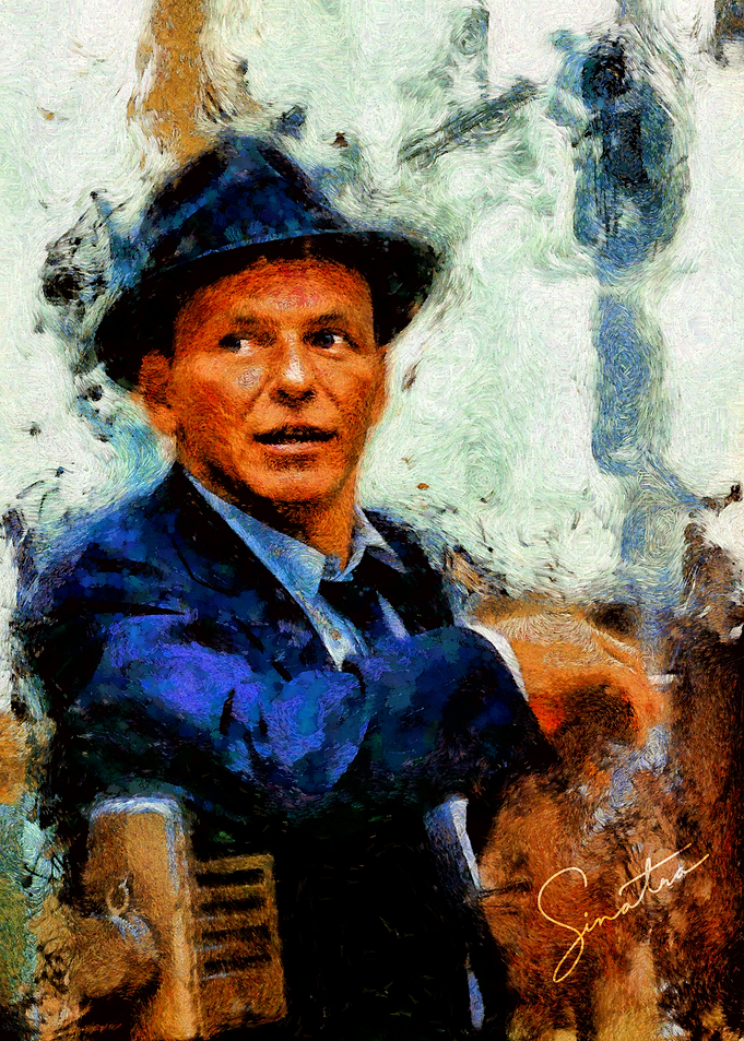 Frank Sinatra Portrait Painting
