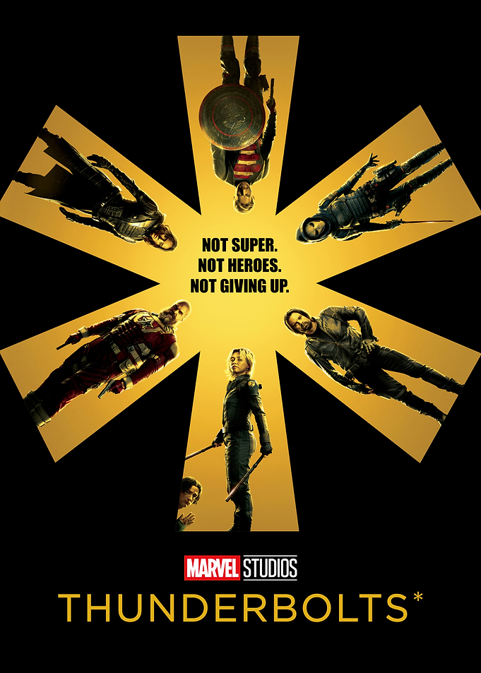 Thunderbolts Team Asterisk Theatrical Poster