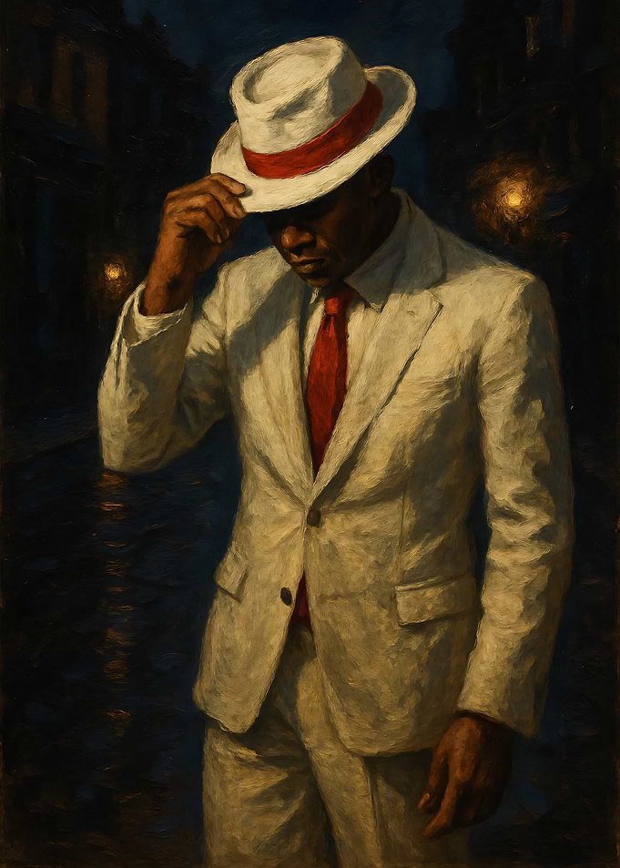 Man in White Suit