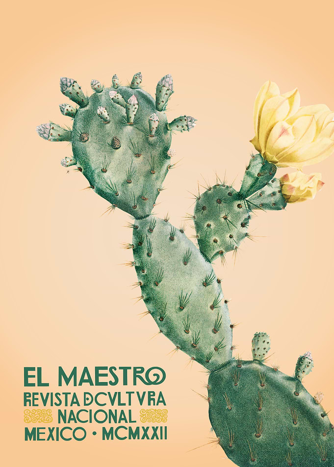 El Maestro Cactus Art Print