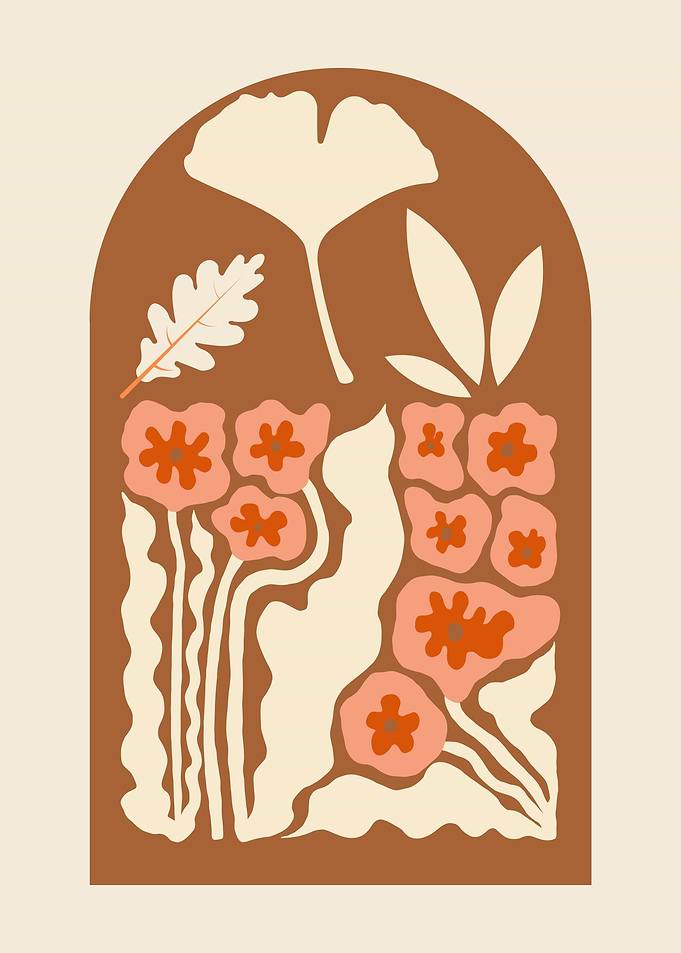 Floral Archway Illustration