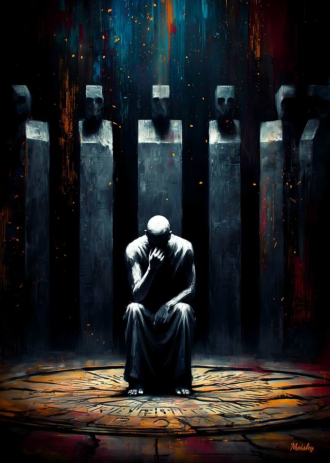 The Monument to the First Lie – The One Who Lowered His Gaze