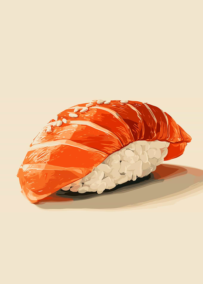 Salmon Nigiri Sushi