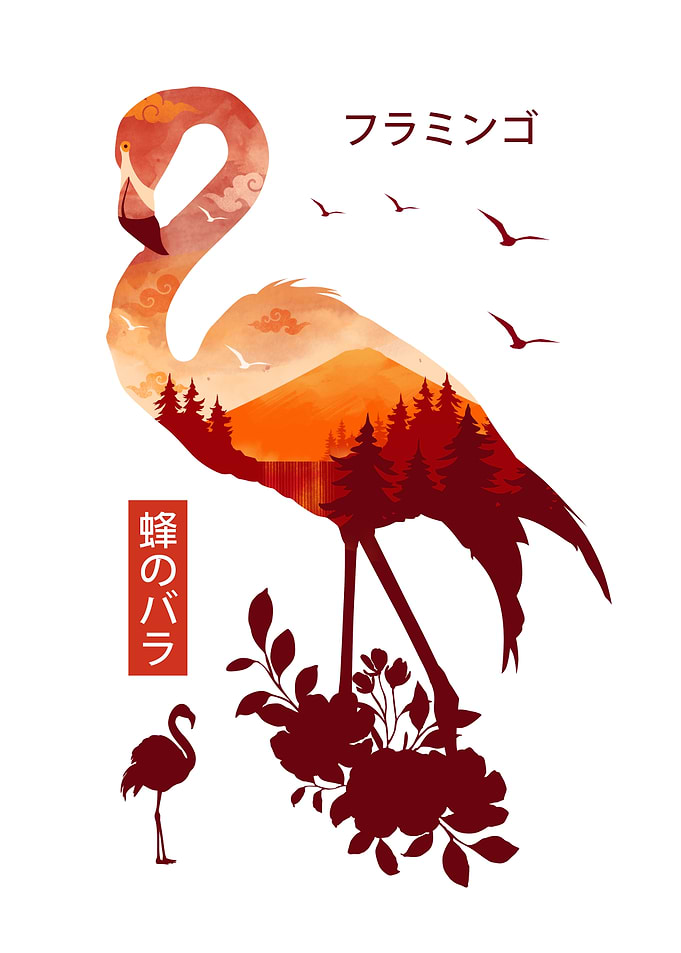 Flamingo Landscape