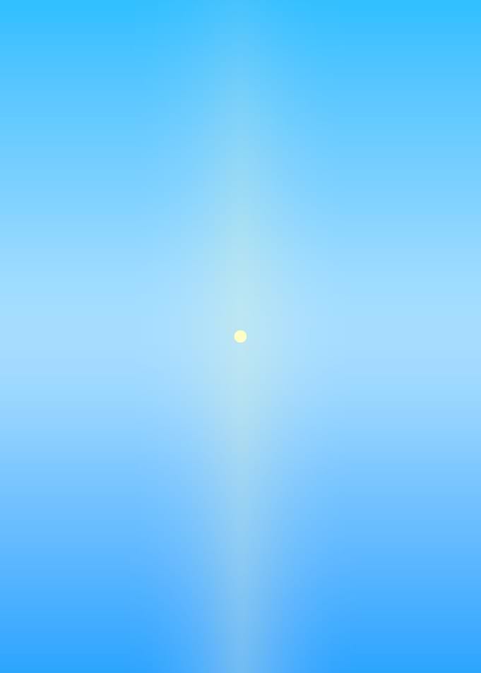 Minimalist Blue Gradient with Yellow Dot