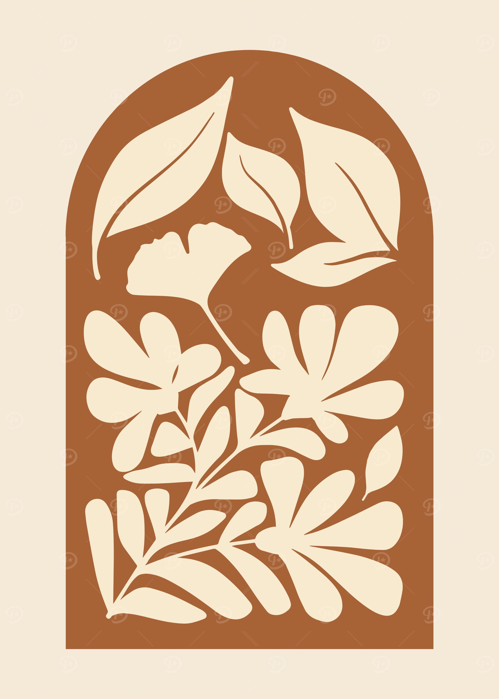 Floral Archway Illustration