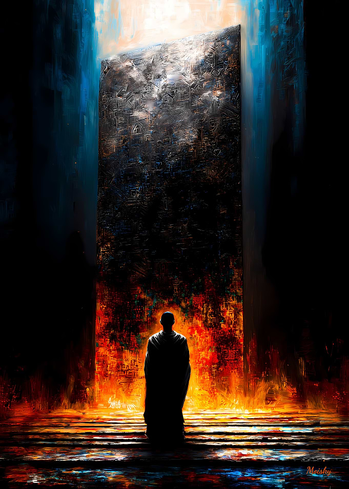 The Pilgrim Before the Sealed Gate – The One Who Dared to Stand