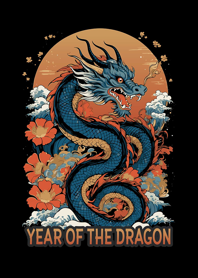 Year of the Dragon Illustration