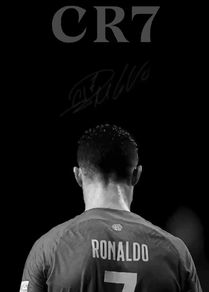 Cristiano Ronaldo CR7 Portrait