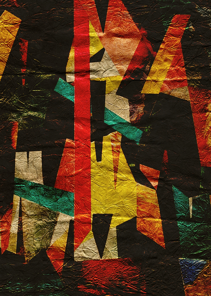 Abstract Geometric Colorful Art
