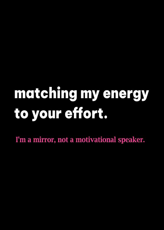 Matching Energy Text Art