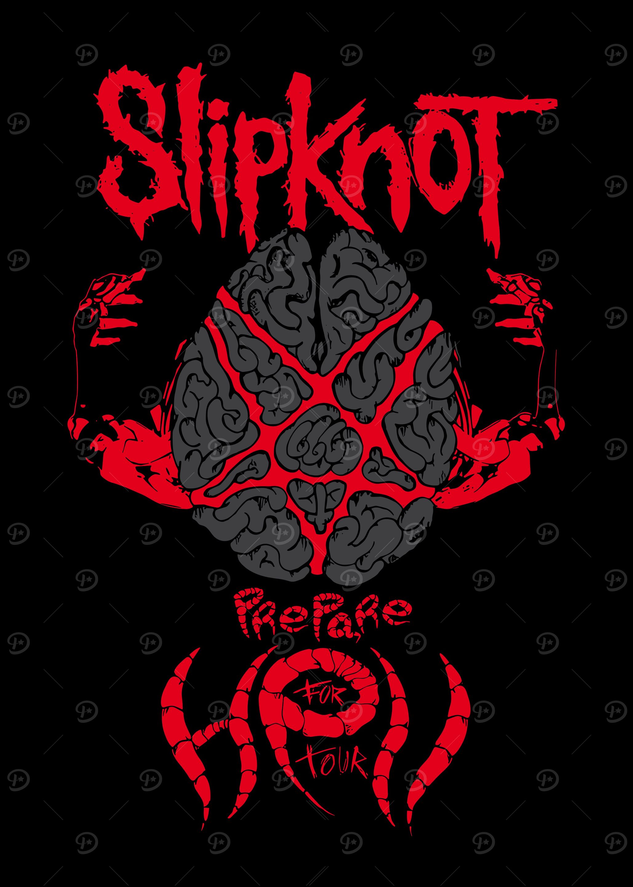 Slipknot Prepare for Hell Tour Artwork