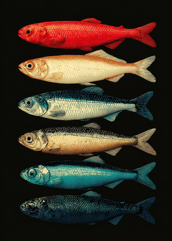 Vintage Fish Illustration | Fishing Wall Art