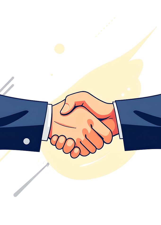 Handshake Illustration