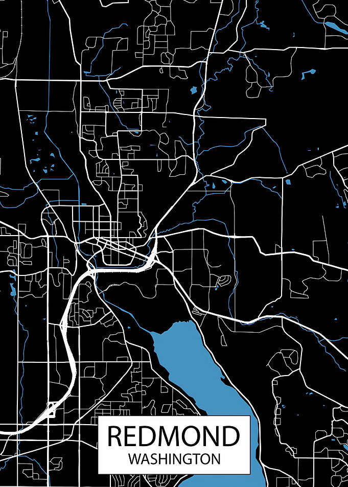 Redmond, Washington City Map