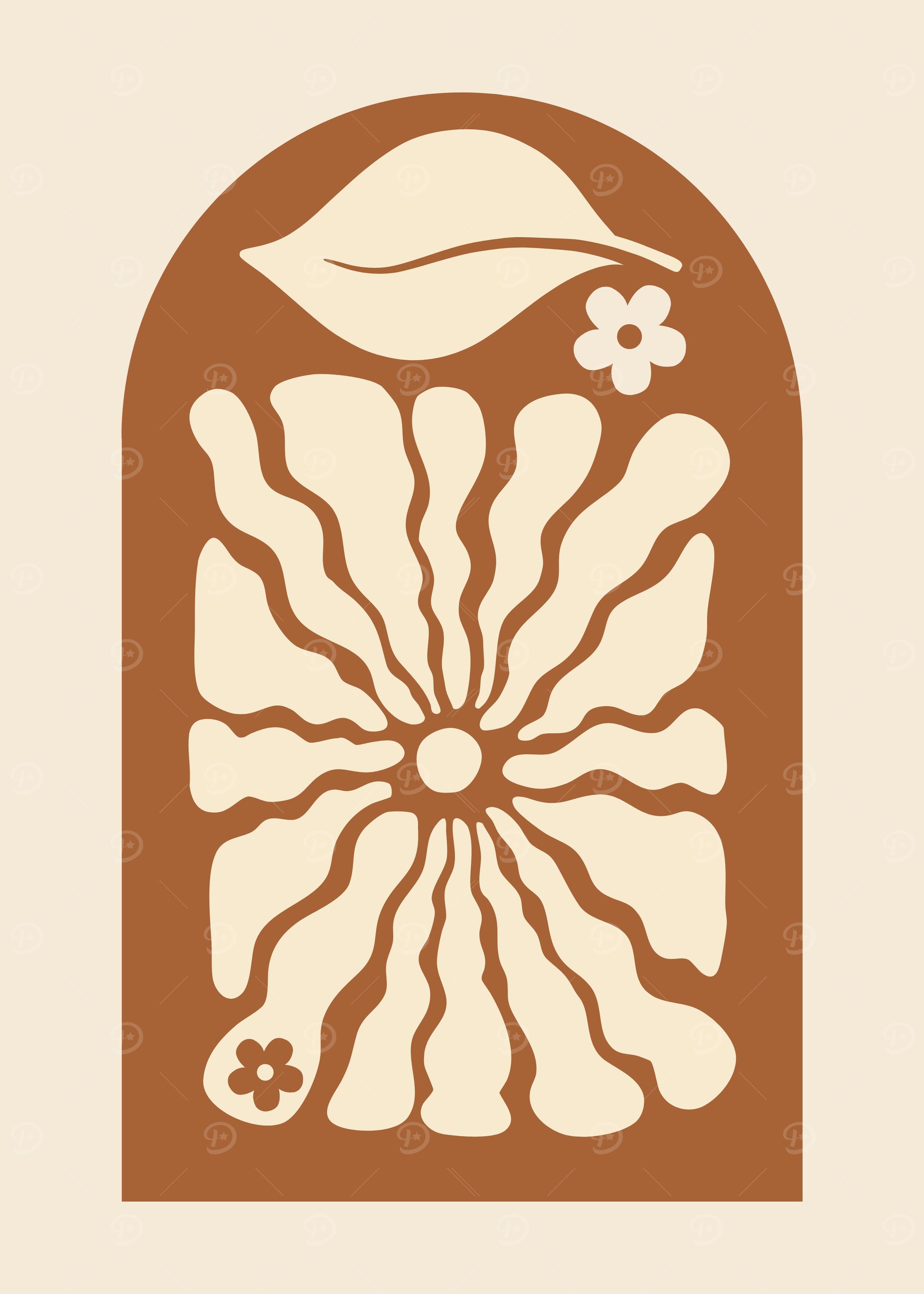 Floral Archway Illustration