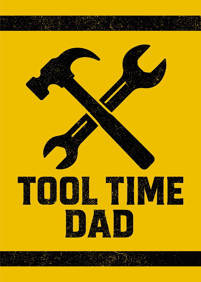 Tool Time Dad Garage Graphic