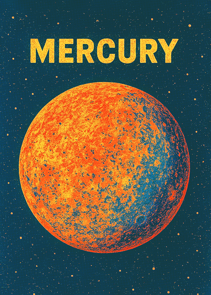 Mercury Planet Art