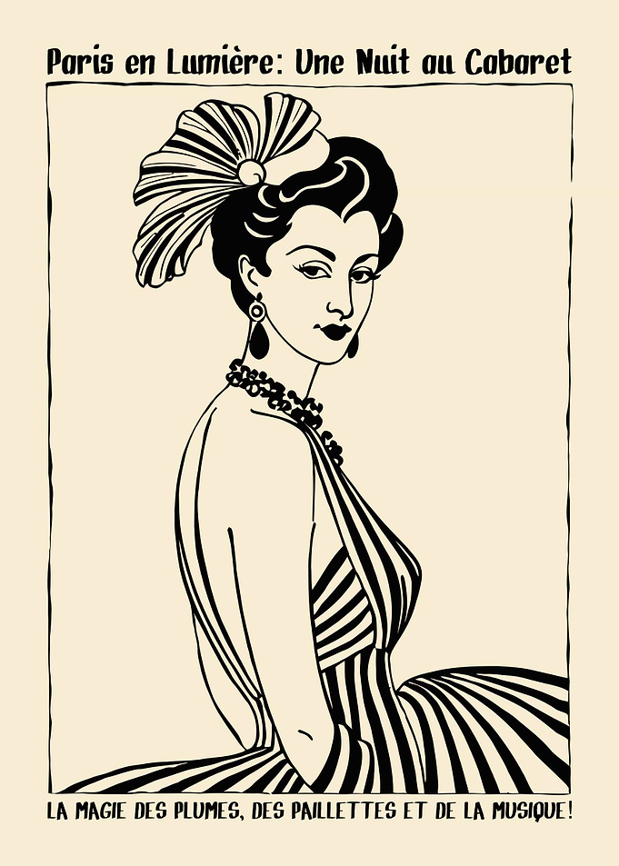 Paris Cabaret Vintage Poster