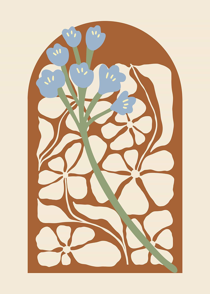 Floral Archway Illustration