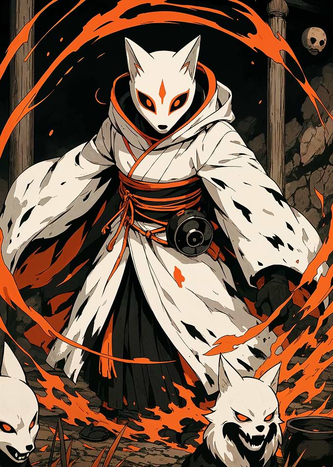 Fox Spirit in Kimono