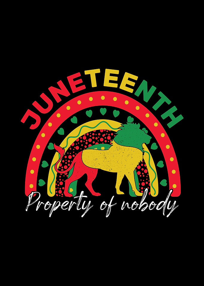 Juneteenth Lion Design