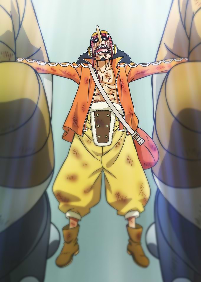 Iconic Moments Brushed Usopp in Hajrudin's grasp