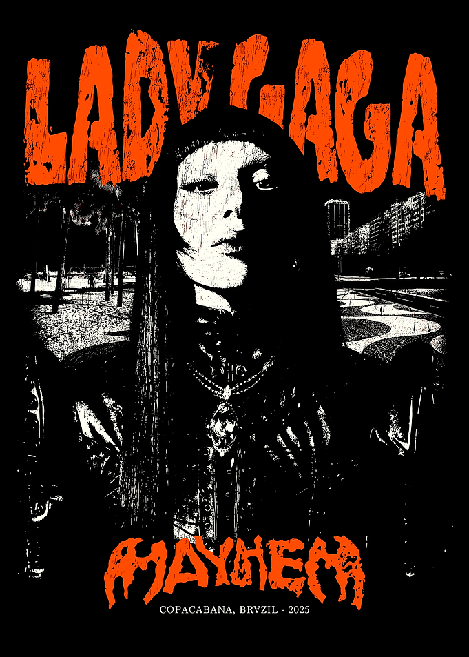 Lady Gaga Mayhem Copacabana 2025 Poster