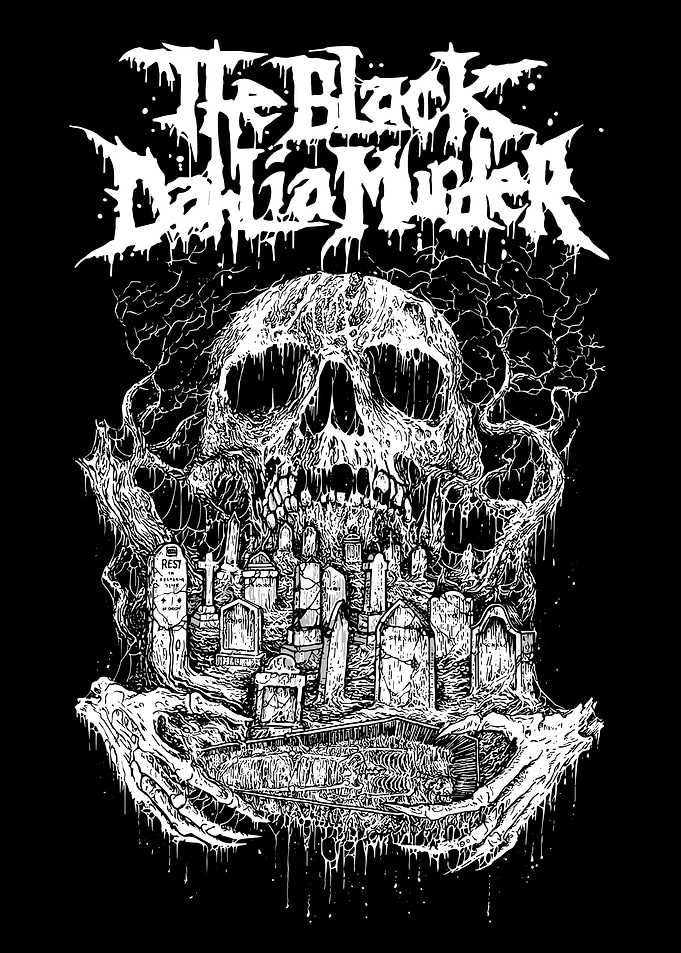The Black Dahlia Murder Skull Graveyard