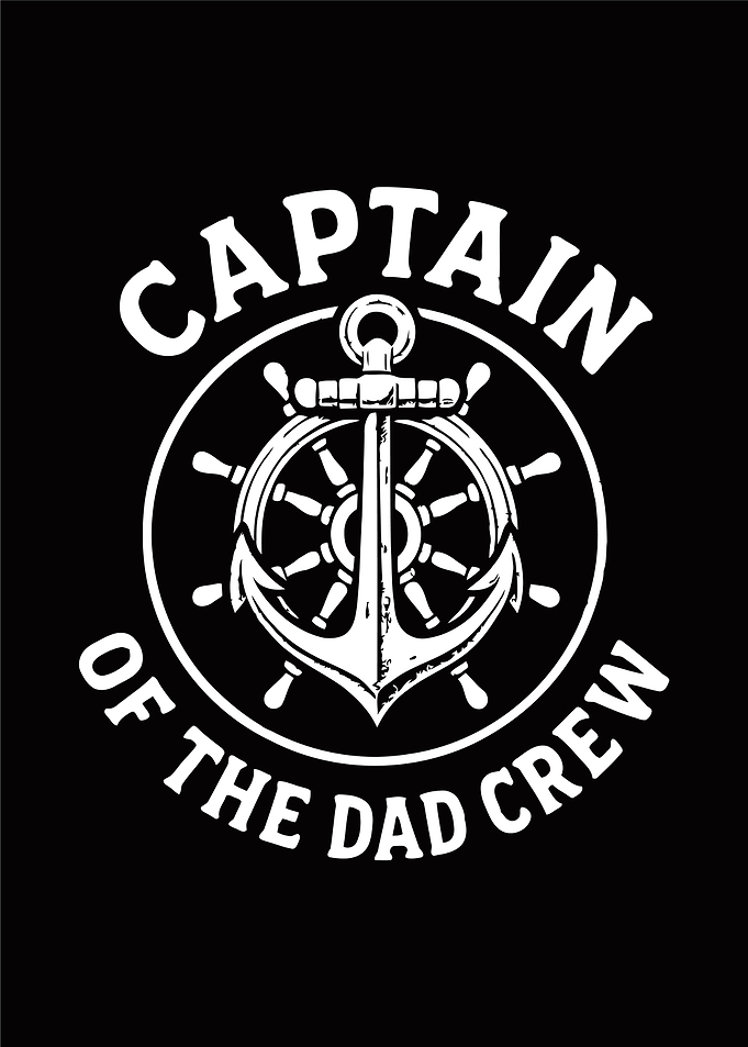 Captain of the Dad Crew Design