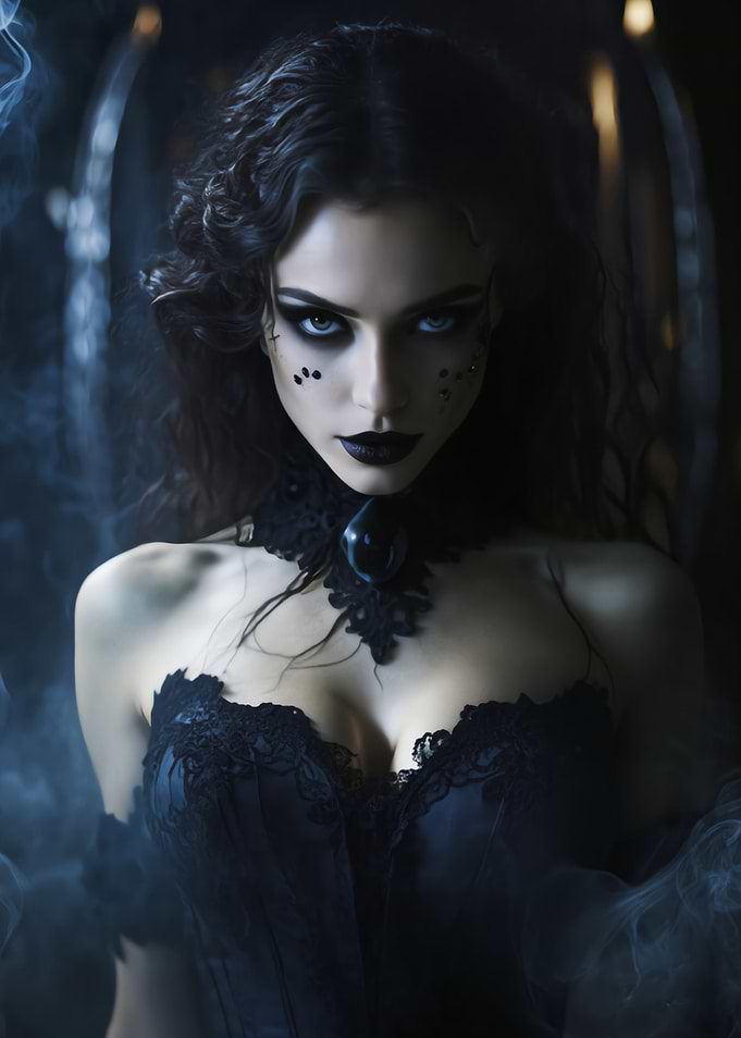 Dark Witch Portrait