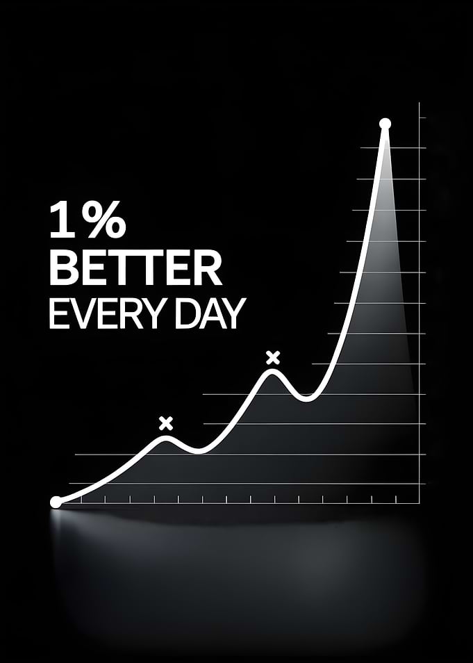 1% Better Every Day Graph
