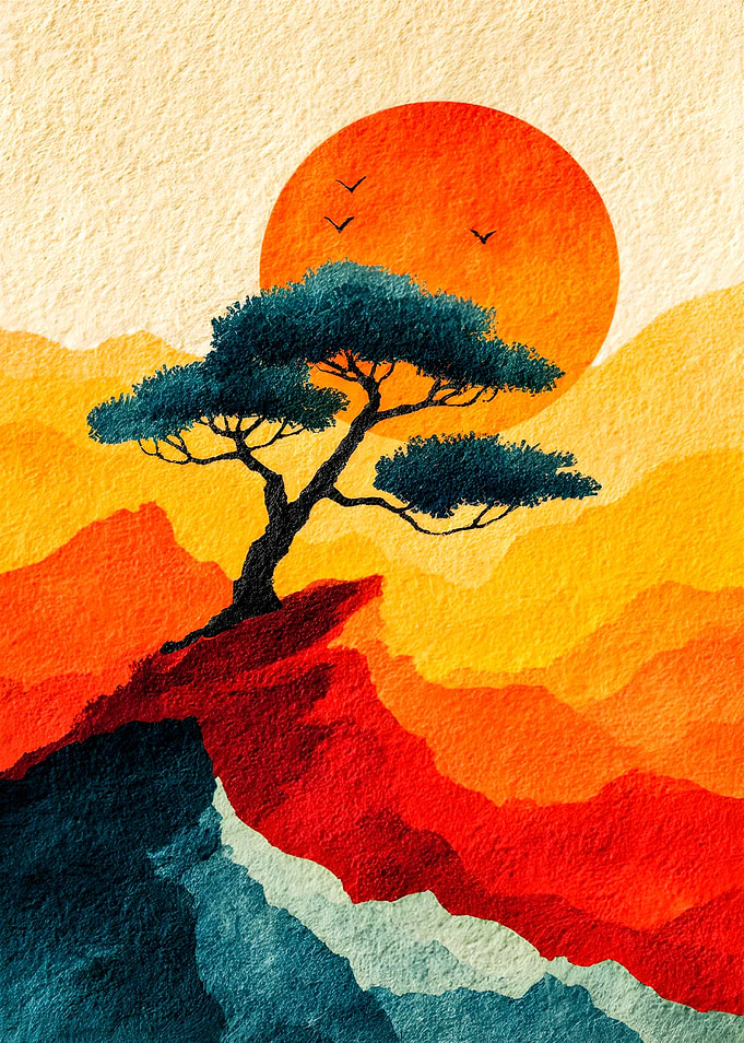 Tree and Sunset