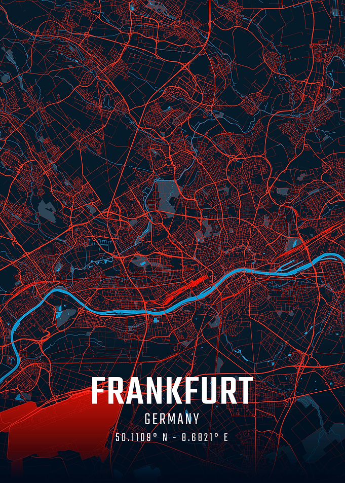 Frankfurt City Map