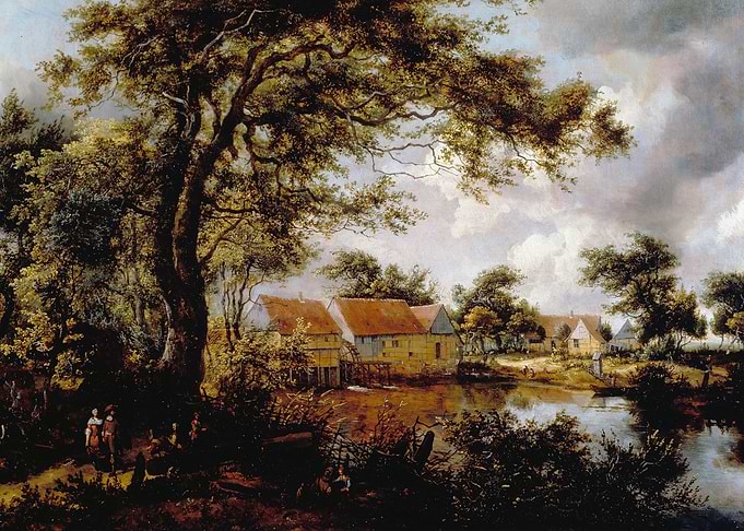 Landscape with Buildings and Water
