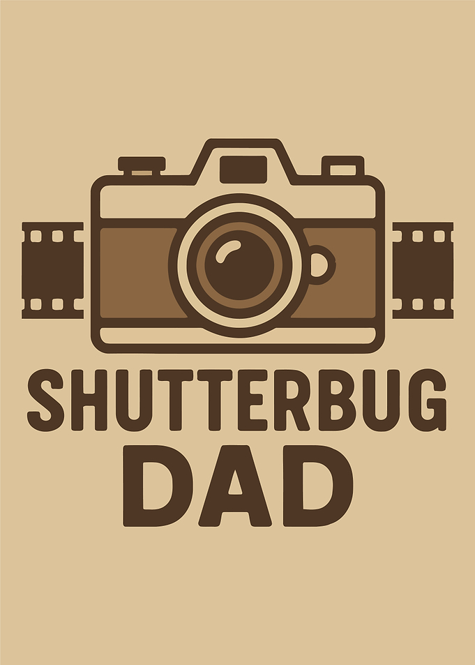 Shutterbug Dad Camera photographer Graphic