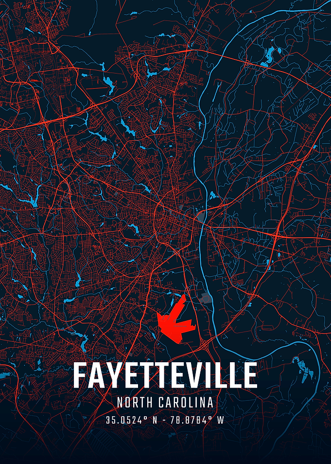 Fayetteville City Map