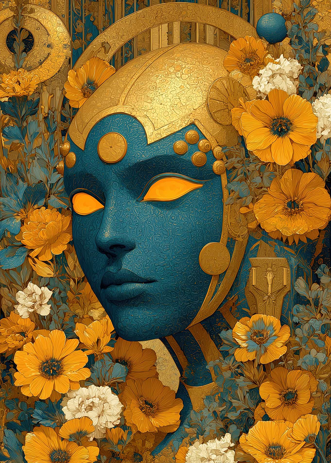Floral Goddess Portrait