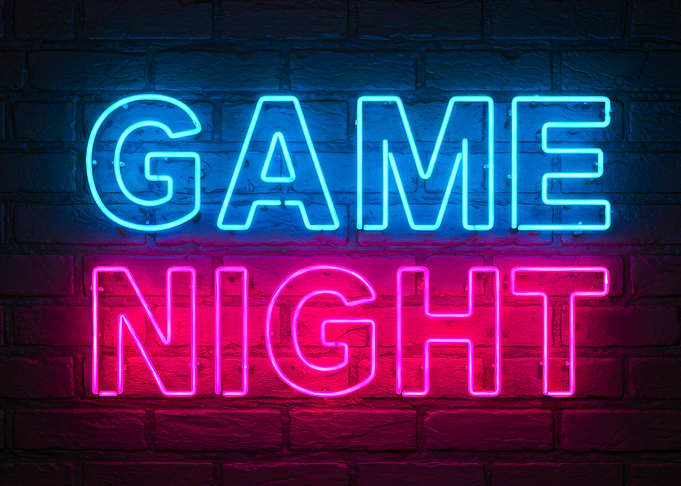 Game Night Neon Sign