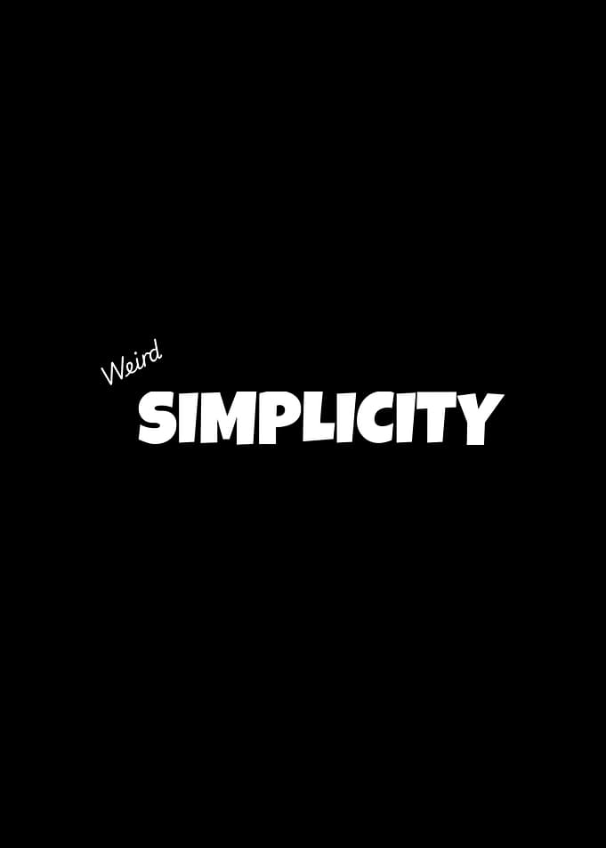 Weird Simplicity – Minimalist Text art for Creative Minds