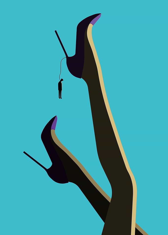 High Heels and Hanging Man