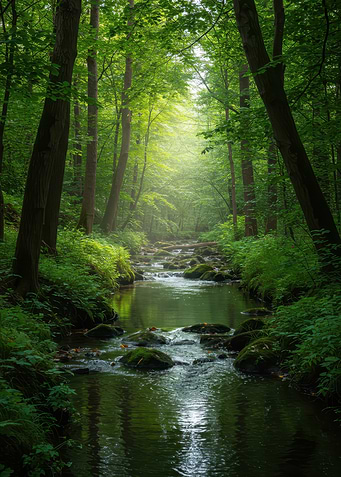 Forest Stream Serenity