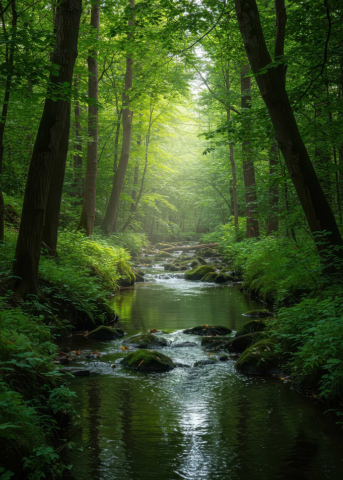 Forest Stream Serenity