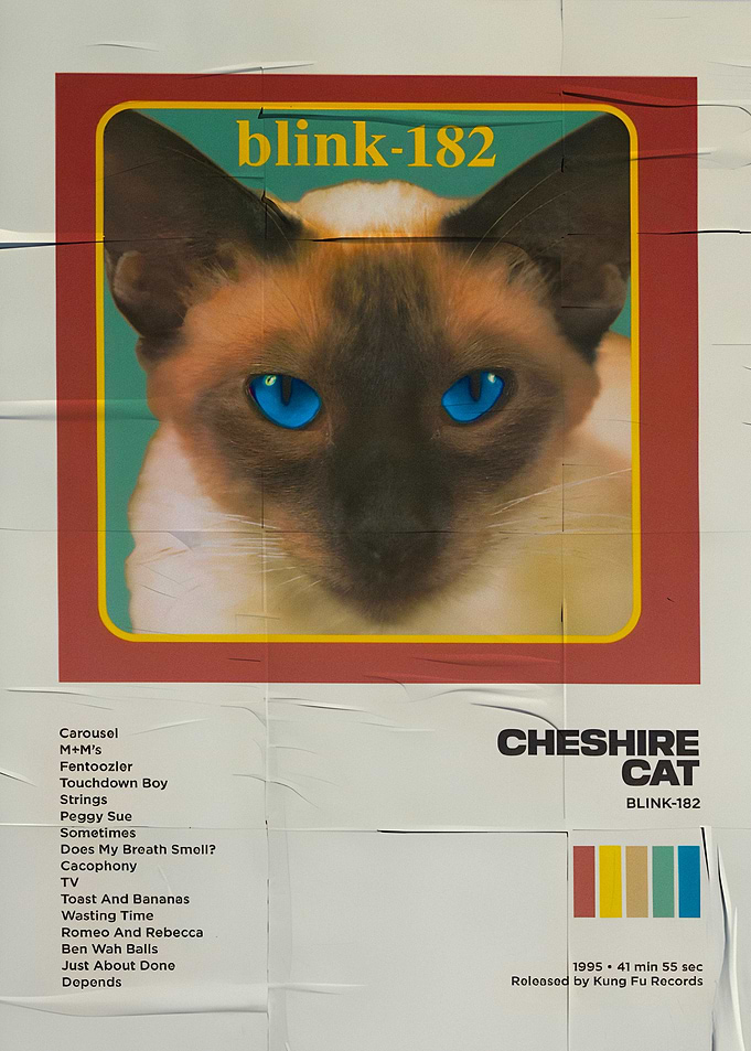 Blink-182 Cheshire Cat Album Cover
