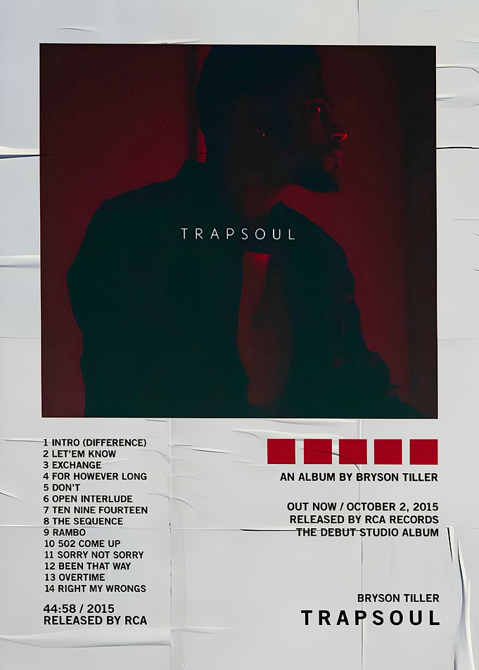 Bryson Tiller - Trapsoul Album Cover