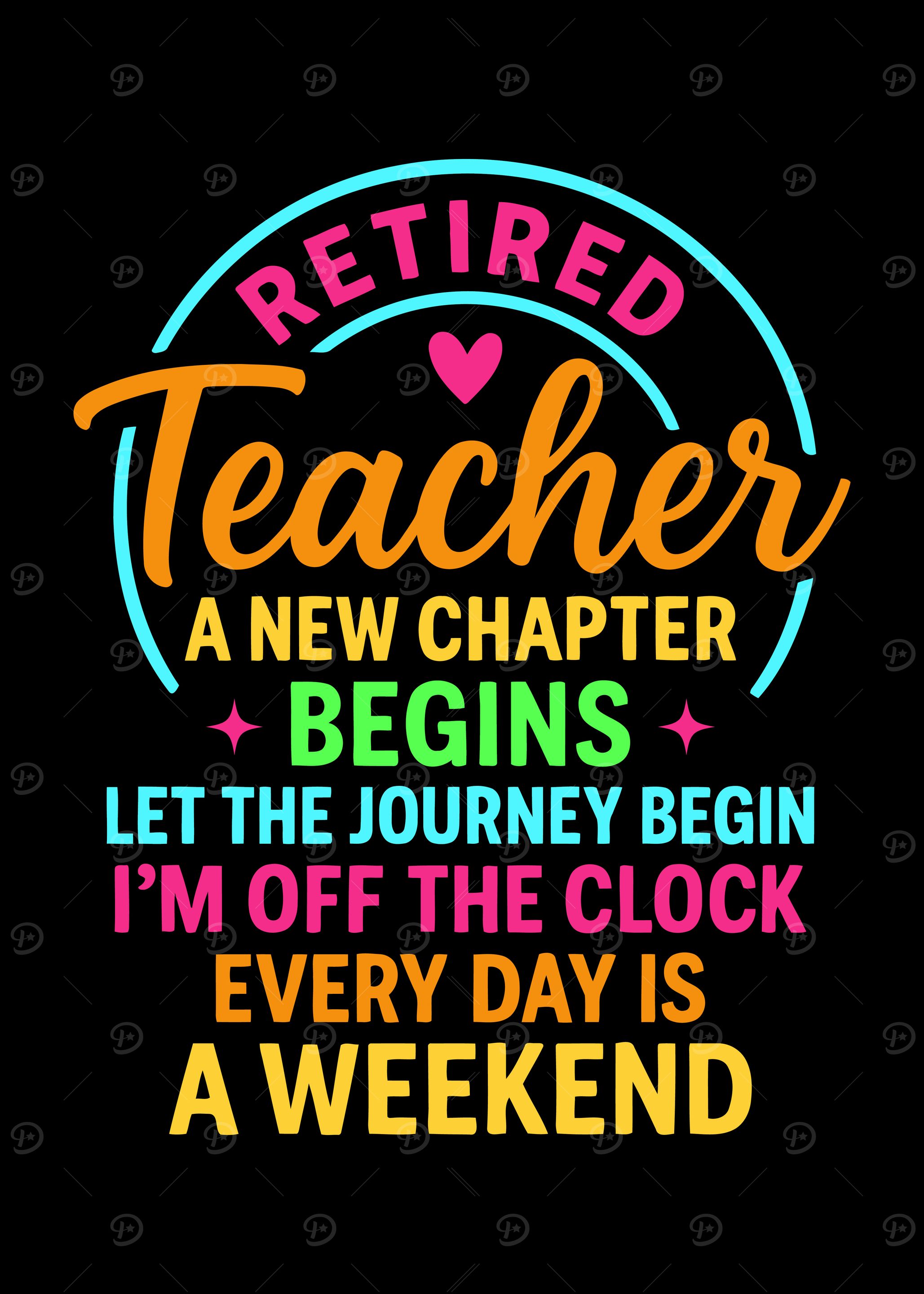 Retired Teacher New Chapter Begins