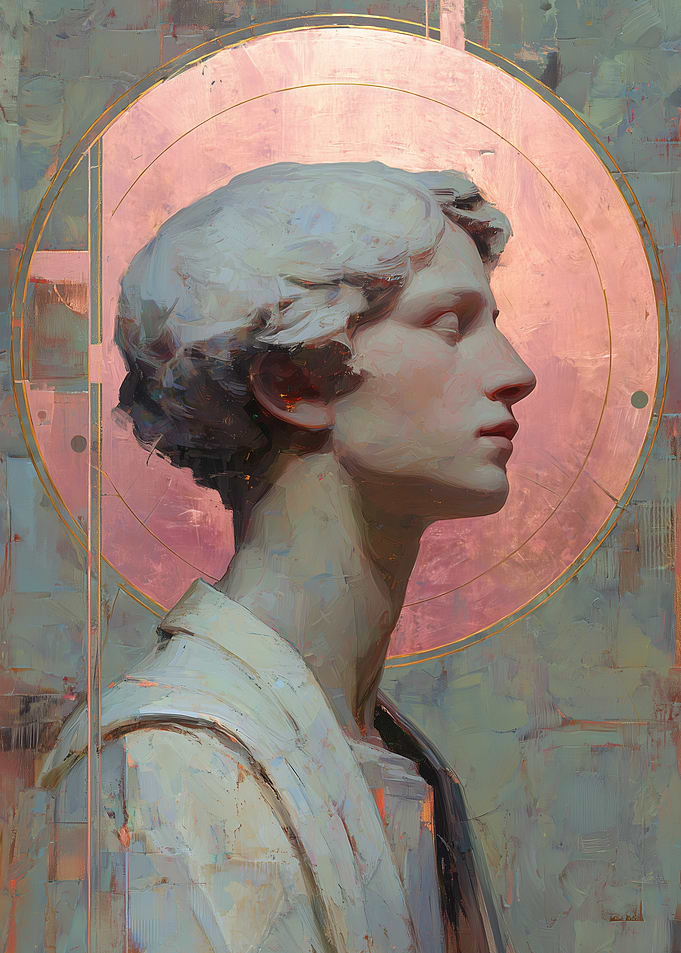 Classical Portrait with Halo