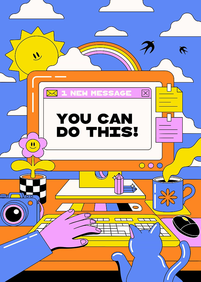 You Can Do This! Illustration