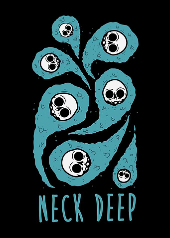Neck Deep Skull Ghosts